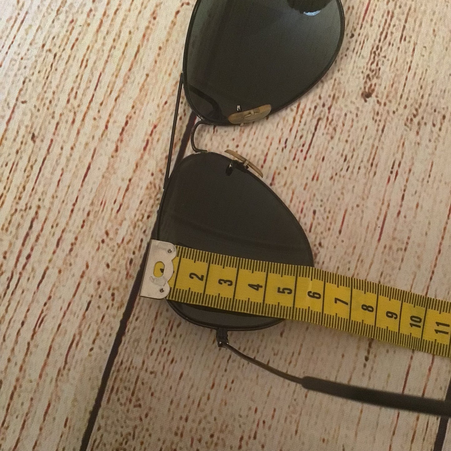 Vintage Ray Ban B&L USA Black Aviator Classic Sunglasses & Case