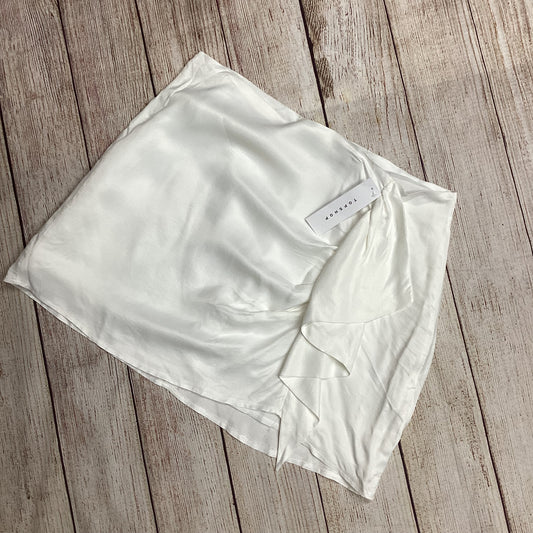 BNWT Topshop White Mini Skirt Size 16