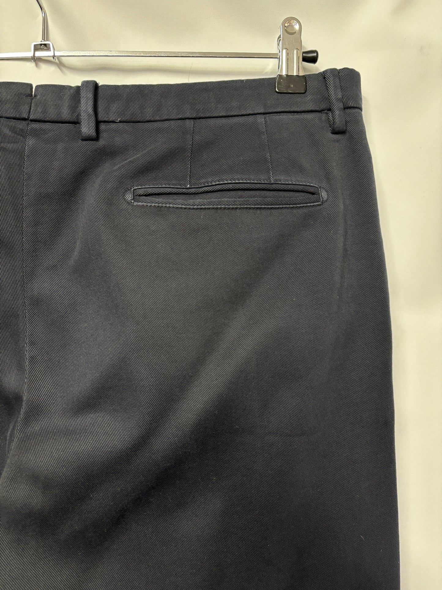 Boglioli Navy Soft Brushed Cotton Chinos 52 /W37