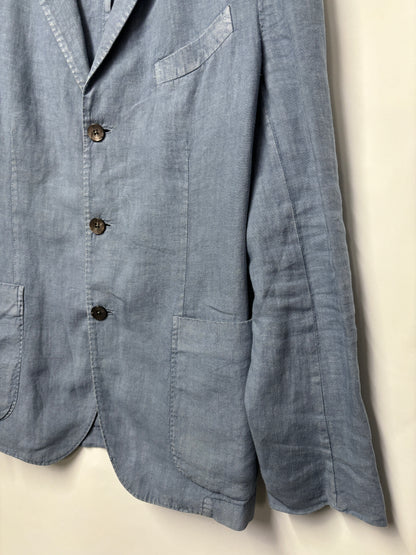 Boglioli Blue Linen Blazer Ch44