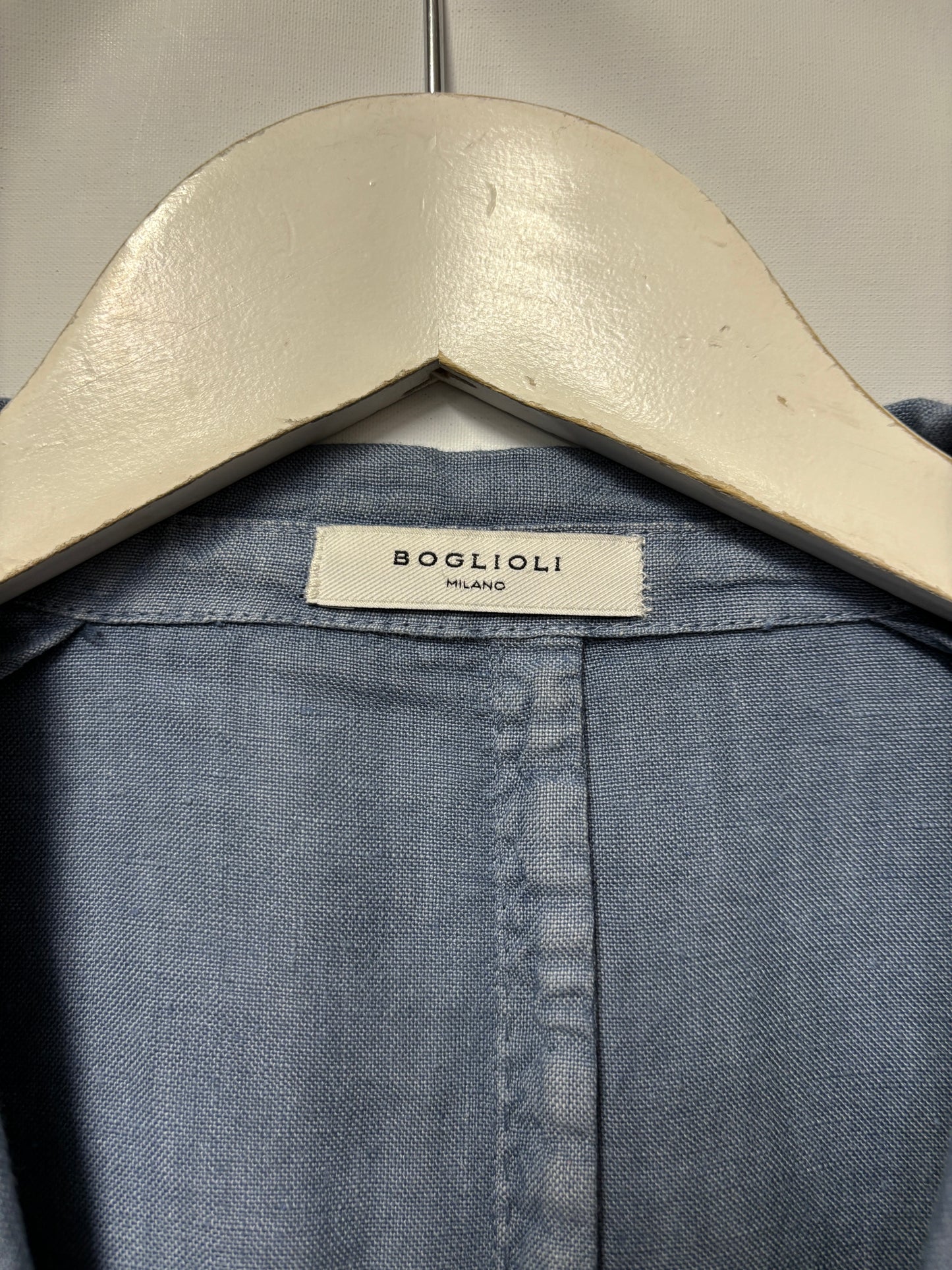 Boglioli Blue Linen Blazer Ch44