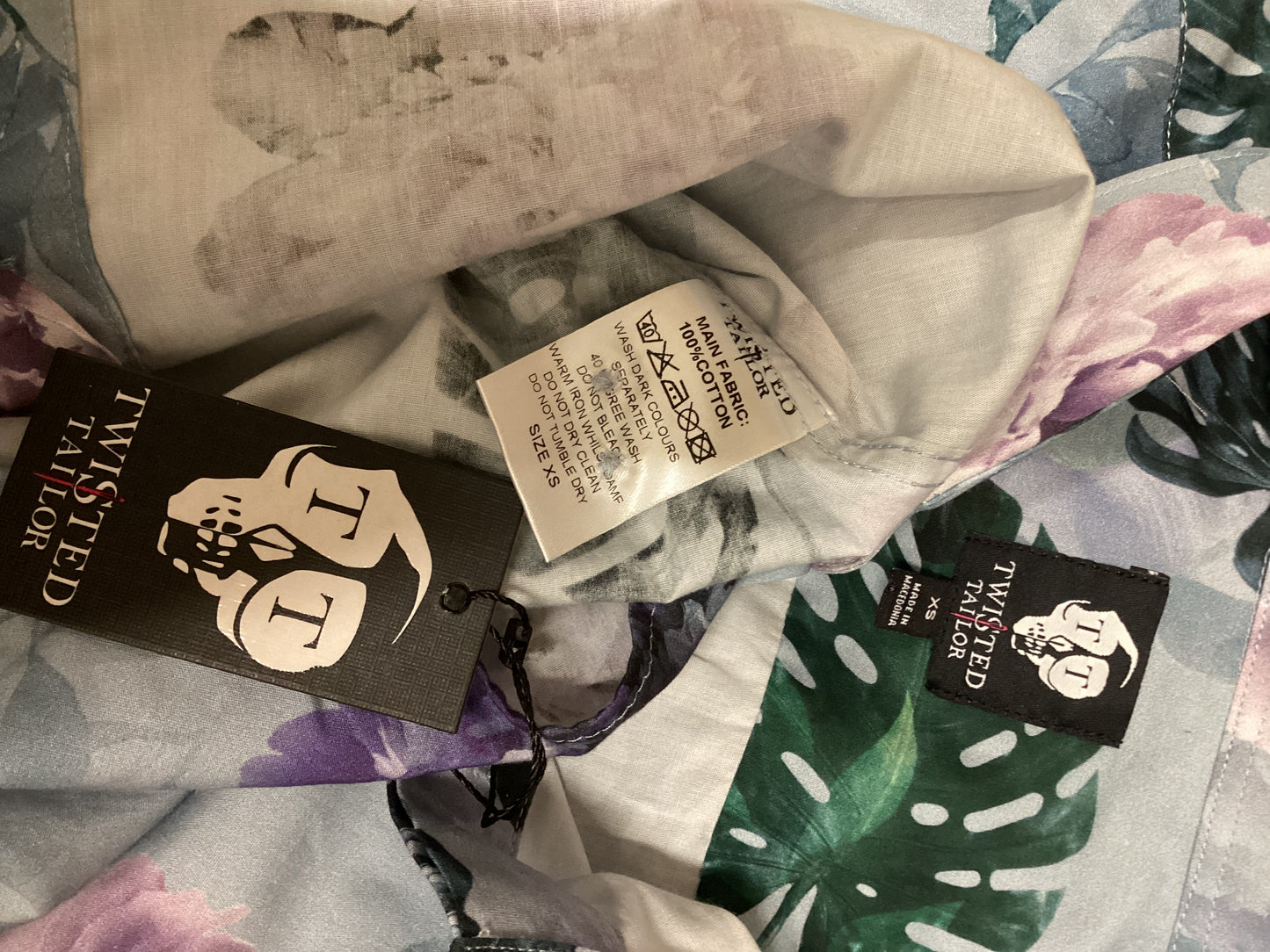 BNWT Twisted Tailor Floral Shirt Size XS