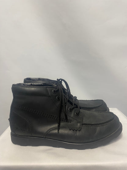 Kickers Black Kick Hi Leather Ankle Boots 44/9.5