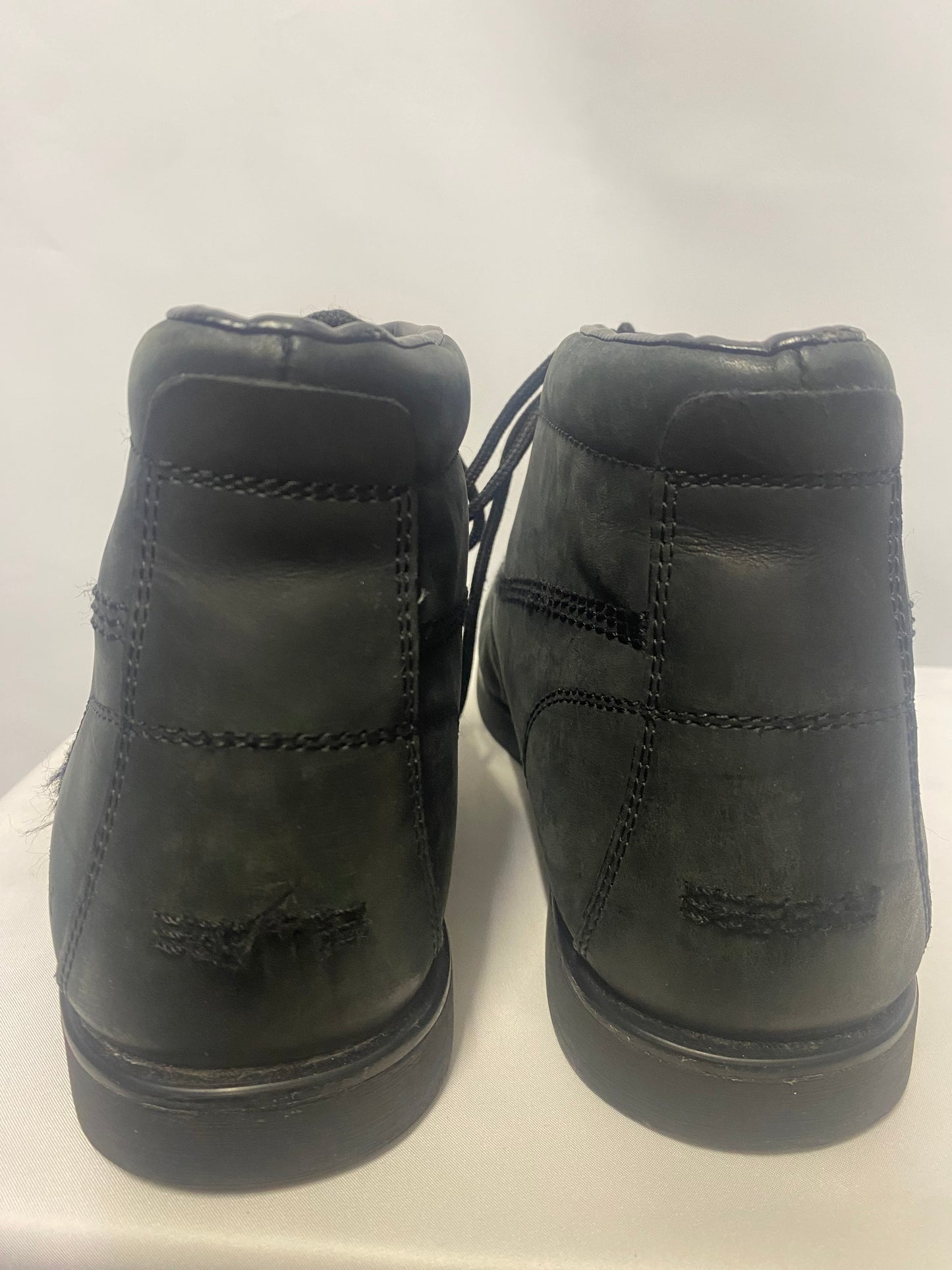 Kickers Black Kick Hi Leather Ankle Boots 44/9.5