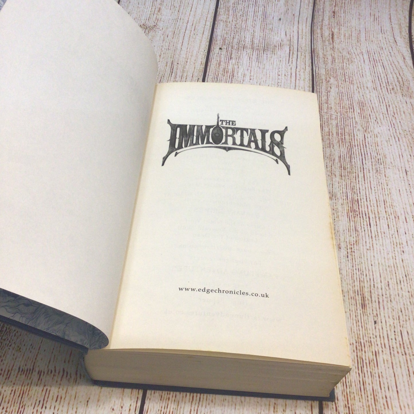 The Edge Chronicles - The Immortals by Paul Stewart & Chris Riddell (Signed, 2009)