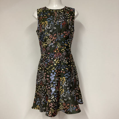 BNWT Warehouse Green Multi Flower Print Dress Size 14