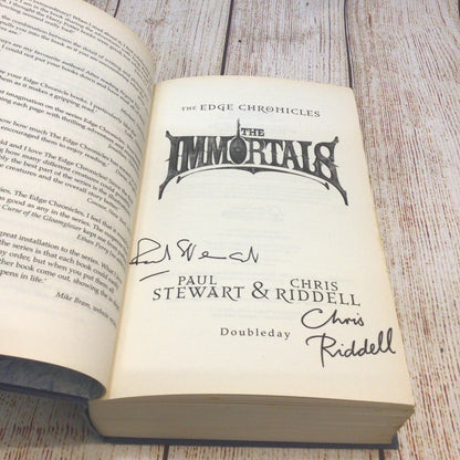 The Edge Chronicles - The Immortals by Paul Stewart & Chris Riddell (Signed, 2009)