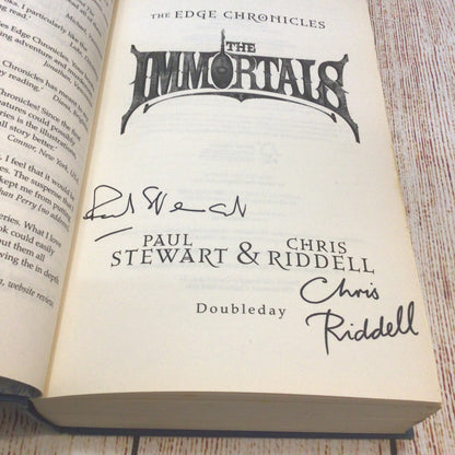 The Edge Chronicles - The Immortals by Paul Stewart & Chris Riddell (Signed, 2009)