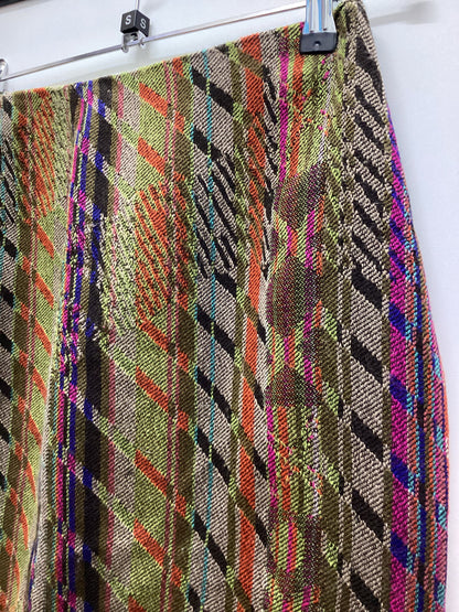 Vintage Bazar de Christian Lacroix 100% Lambswool Skirt Waist 27