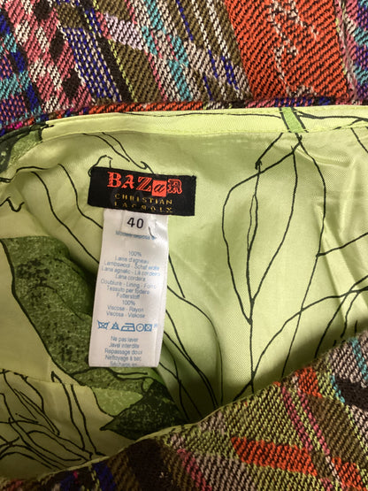 Vintage Bazar de Christian Lacroix 100% Lambswool Skirt Waist 27