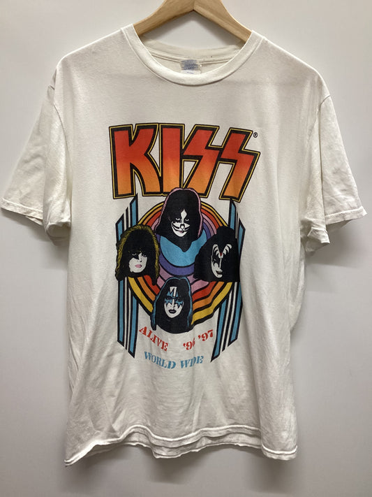 Vintage KISS T-Shirt Alive World Tour 96-97 Size M