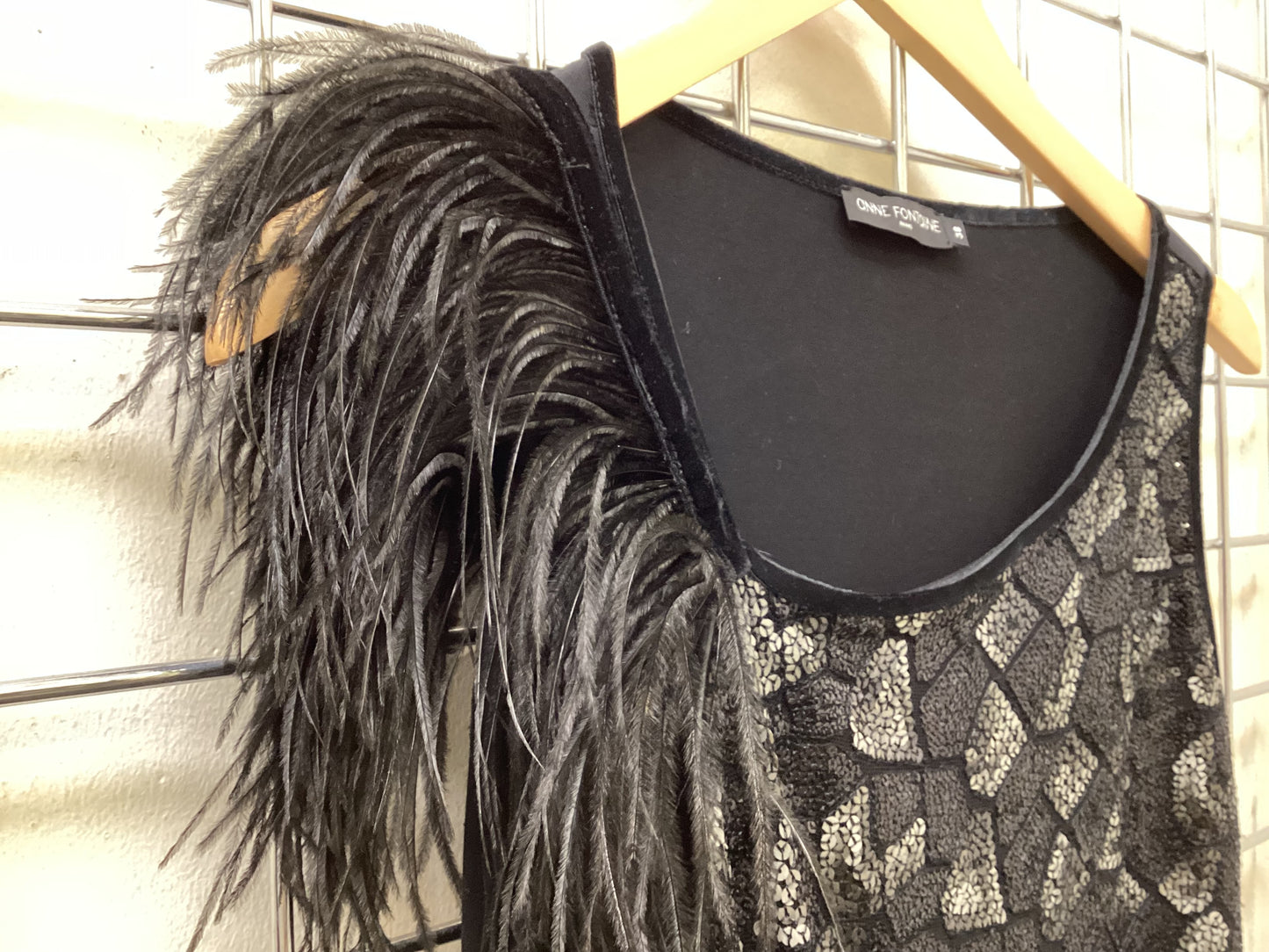 Anne Fontaine Women’s Black Mini Dress Size 38