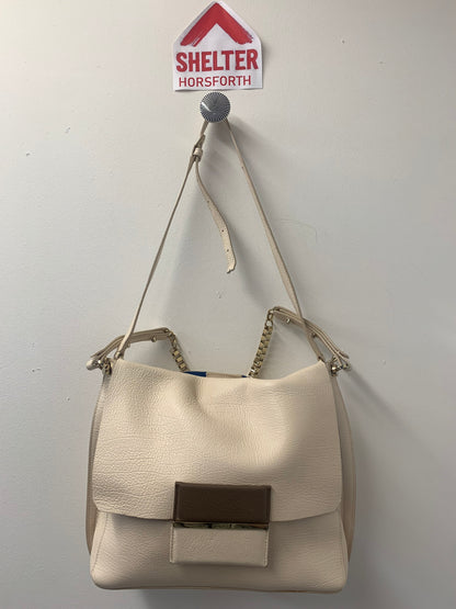 Furla White Genuine Leather Handbag with Dust Bag