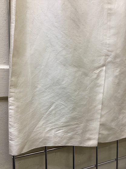 Raxevsky Women’s White Silk Skirt Size L