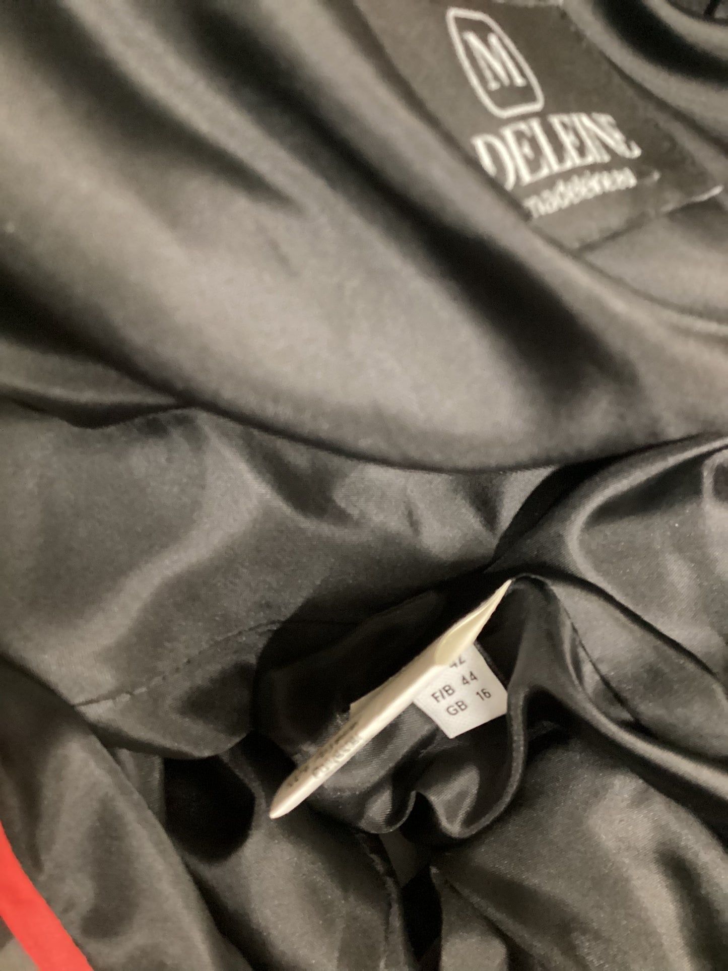 Madeleine Black and White Check Jacket Size 16