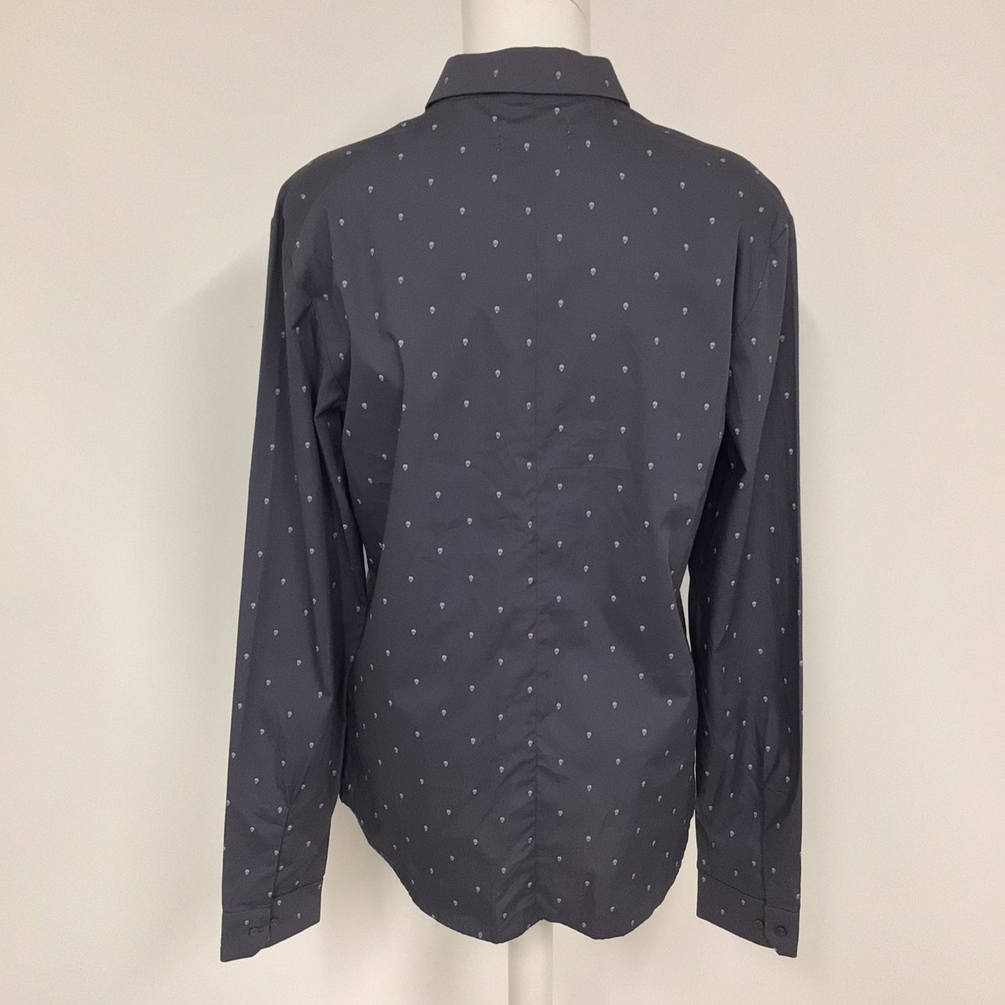 BNWT ElevenParis Dark Slate Grey Shirt w/Skull Print Size M