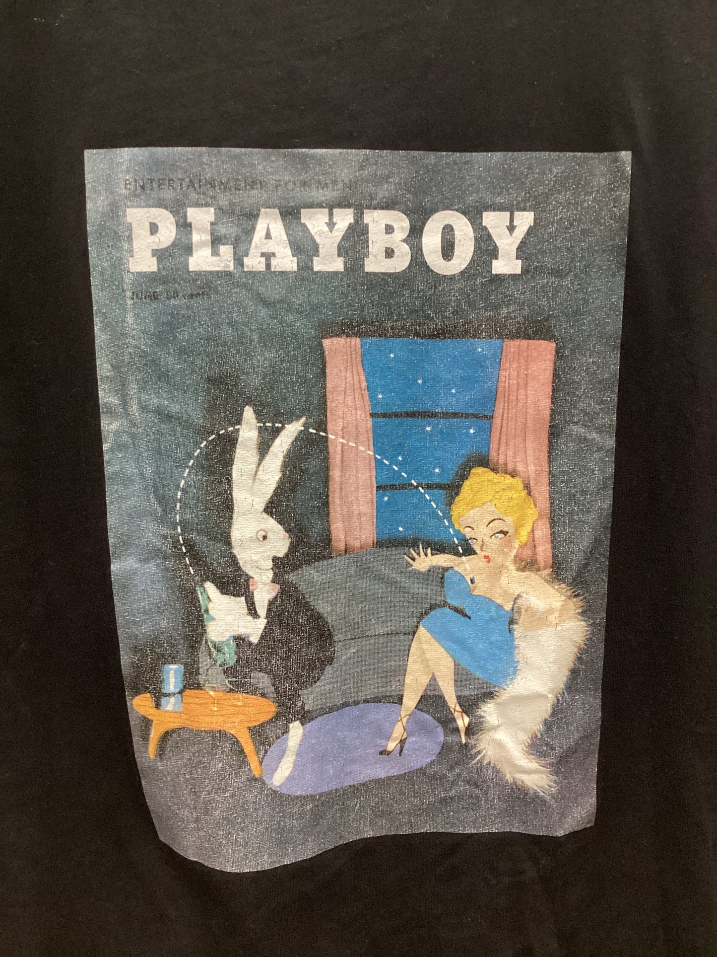 Soulland x Playboy June 1954 Black T-Shirt Size S
