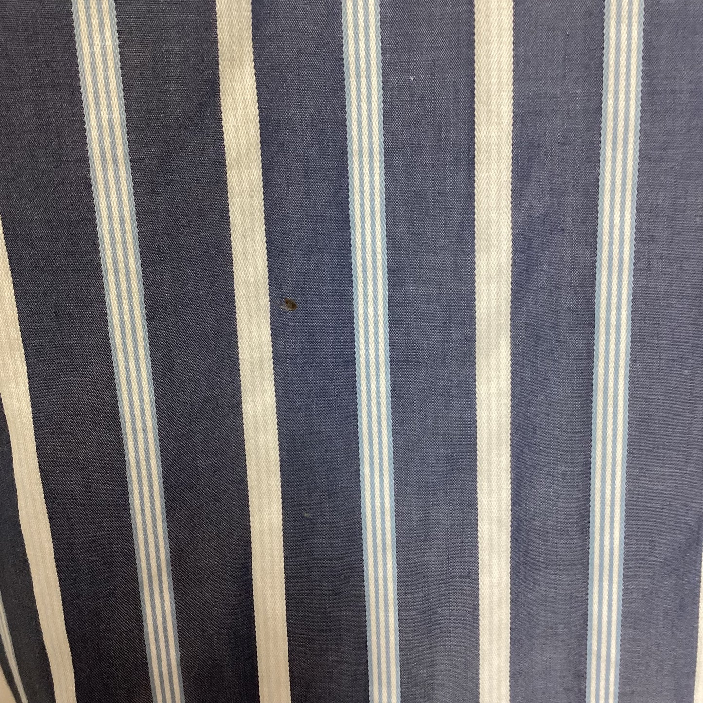 Ted Baker Blue White Striped 100% Cotton Shirt Collar 15.5inch