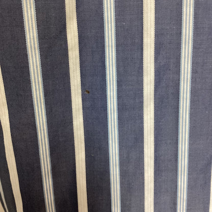 Ted Baker Blue White Striped 100% Cotton Shirt Collar 15.5inch