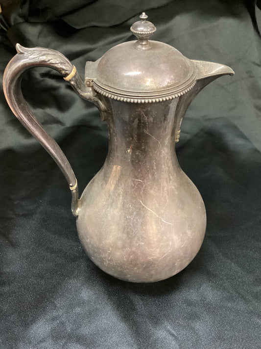 Victorian Silver Plated Hot Water Jug Mackay & Chisholm Edinburgh