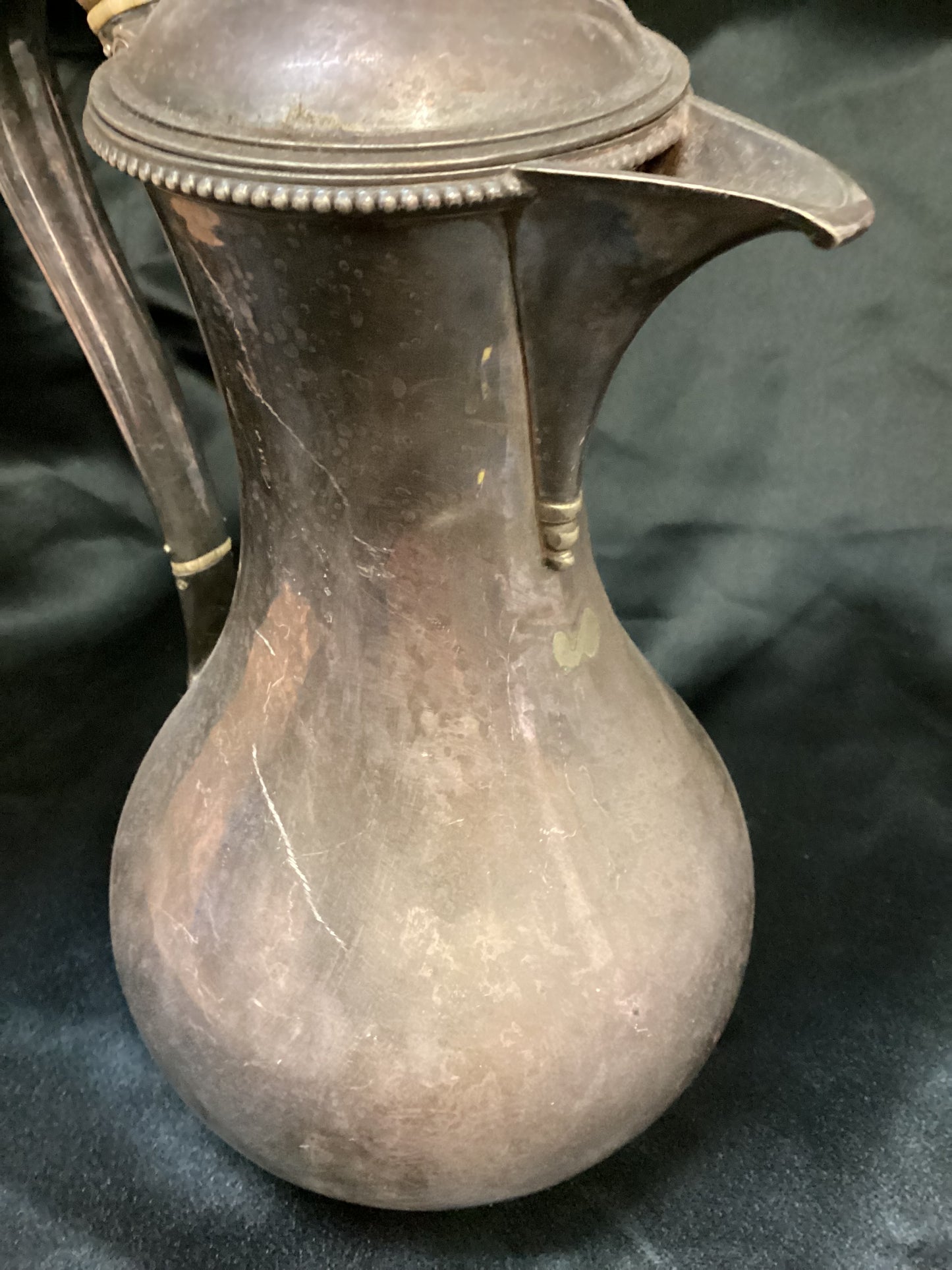 Victorian Silver Plated Hot Water Jug Mackay & Chisholm Edinburgh