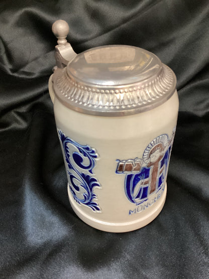 Goebel Merkelbach Blue/Grey German Beer Mug