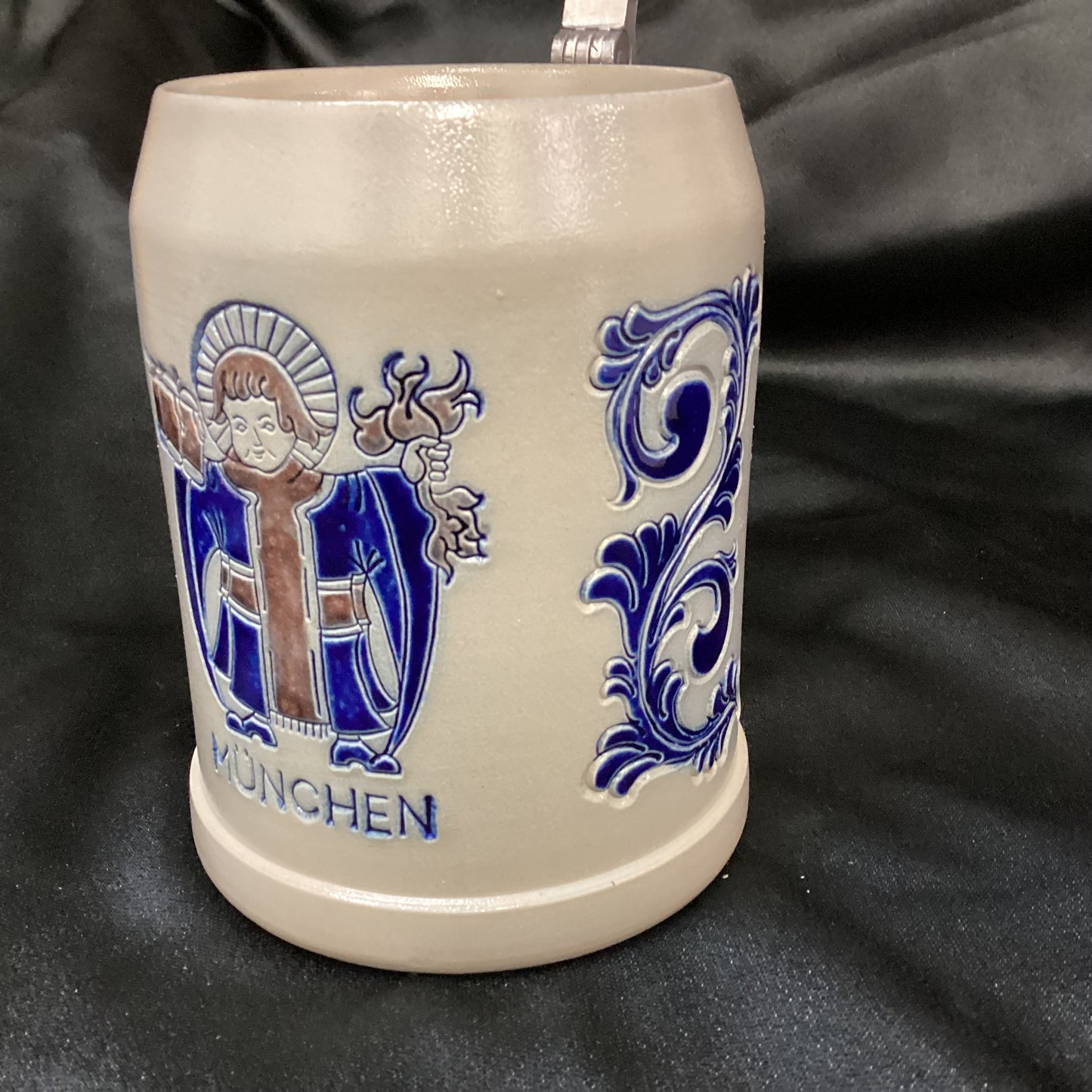 Goebel Merkelbach Blue/Grey German Beer Mug
