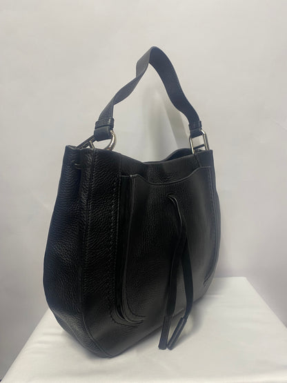 Marc Jacobs Black Maverick Leather Hobo Bag