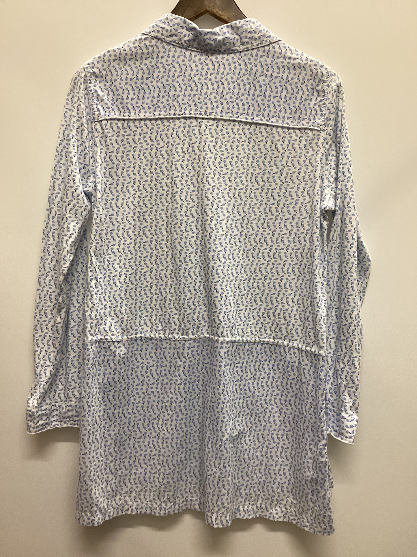 White Stuff 100% Cotton Blue and White Shirt Size 10