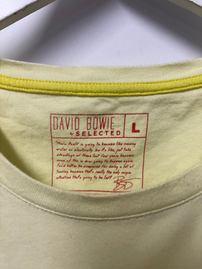 Selected Yellow David Bowie T-shirt Large