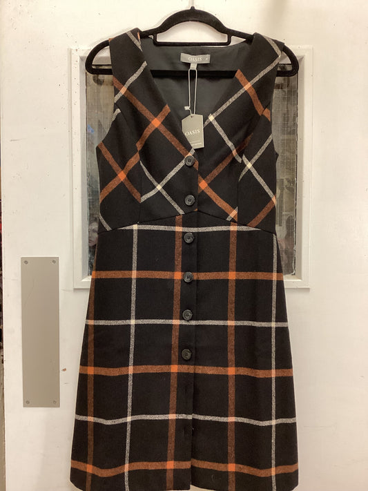 BNWT Oasis Checked Dress Size 8