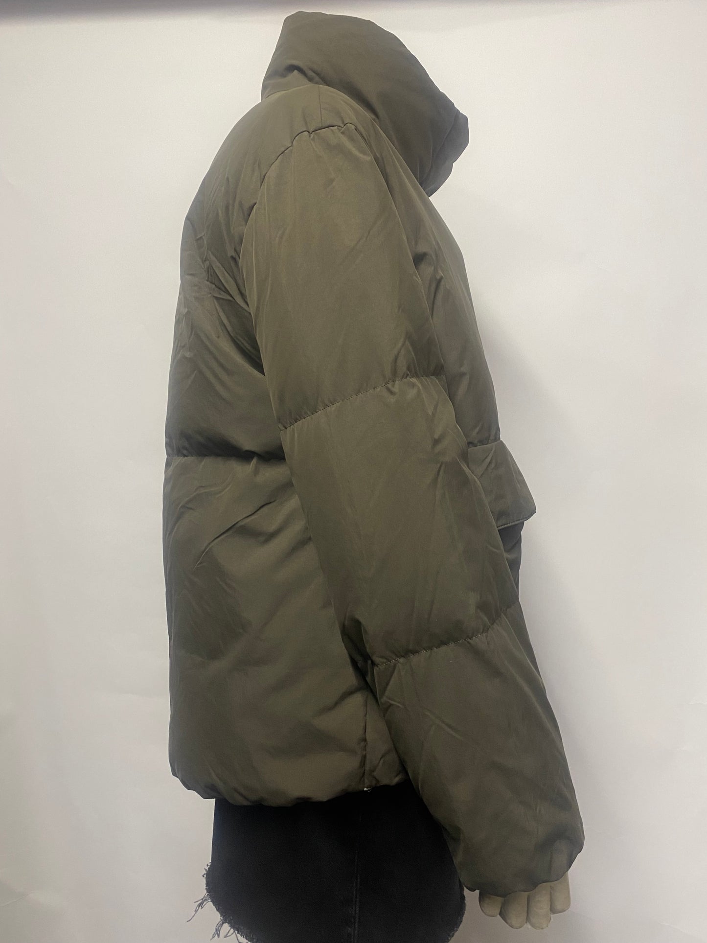 COS Green Khaki Down Puffer Jacket 8