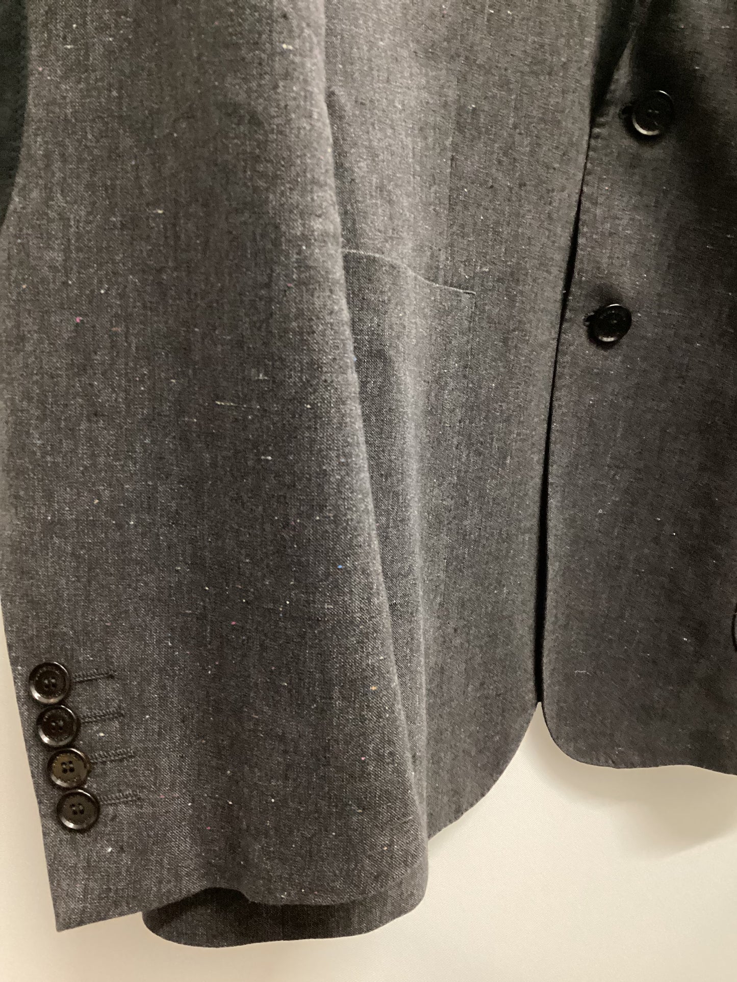 Burberry Cotton, Linen and Silk Grey Blazer Size 54