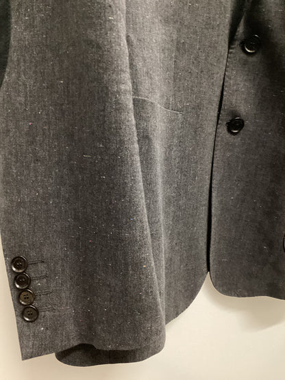 Burberry Cotton, Linen and Silk Grey Blazer Size 54