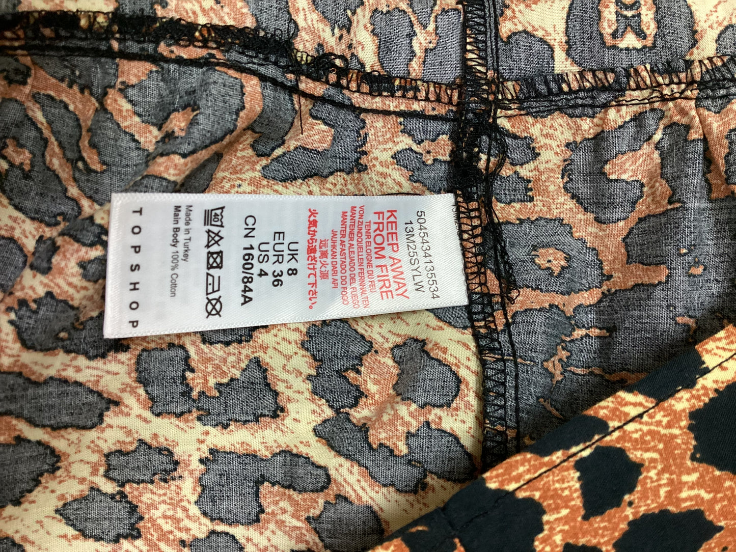 BNWT Topshop Blouse Size 8 100% Cotton