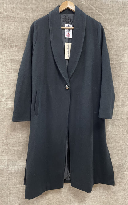 James Lakeland New with Tags Black Long Maxi Wool Blend Coat 12