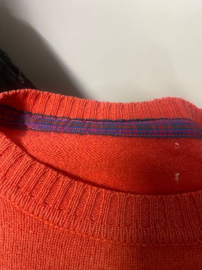 Pringle Pink Knitted Golfer Motif Jumper Small/Medium
