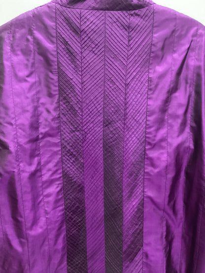 East 100% Silk Purple Kimono Jacket Size 14