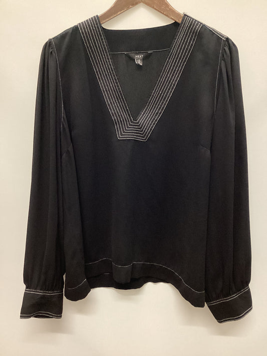 Next Black Top White Overstitch Size 16