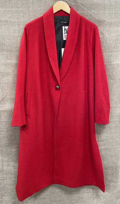 James Lakeland New with Tags Red Long Maxi Wool Blend Coat 12