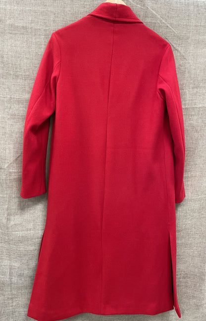 James Lakeland New with Tags Red Long Maxi Wool Blend Coat 12