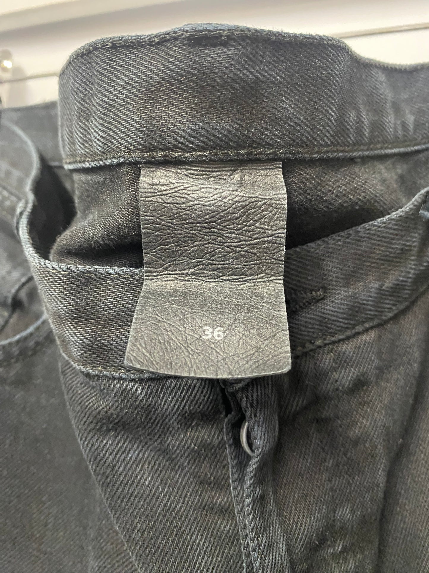 Givenchy Black Straight Jeans 36