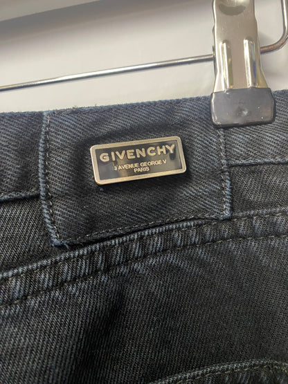 Givenchy Black Straight Jeans 36