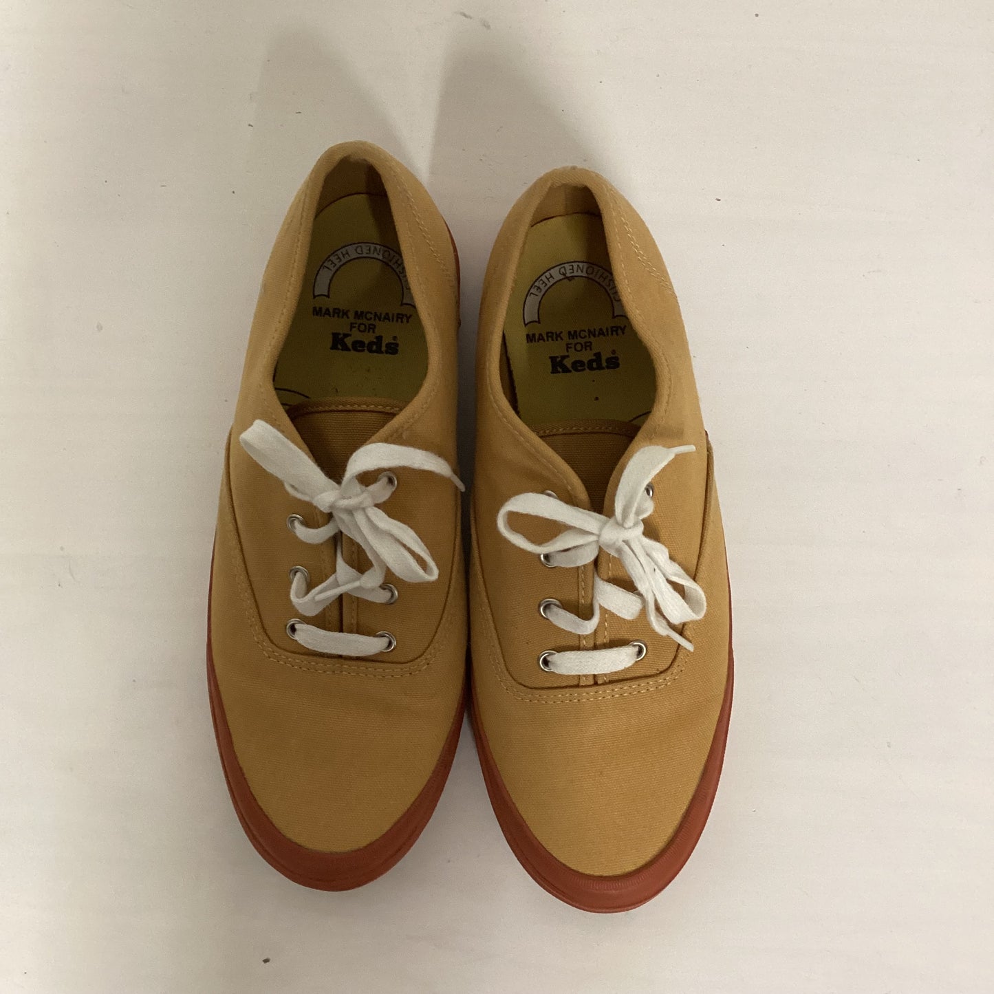 Mark McNairy Keds Mustard Plimsole Shoes Size 7