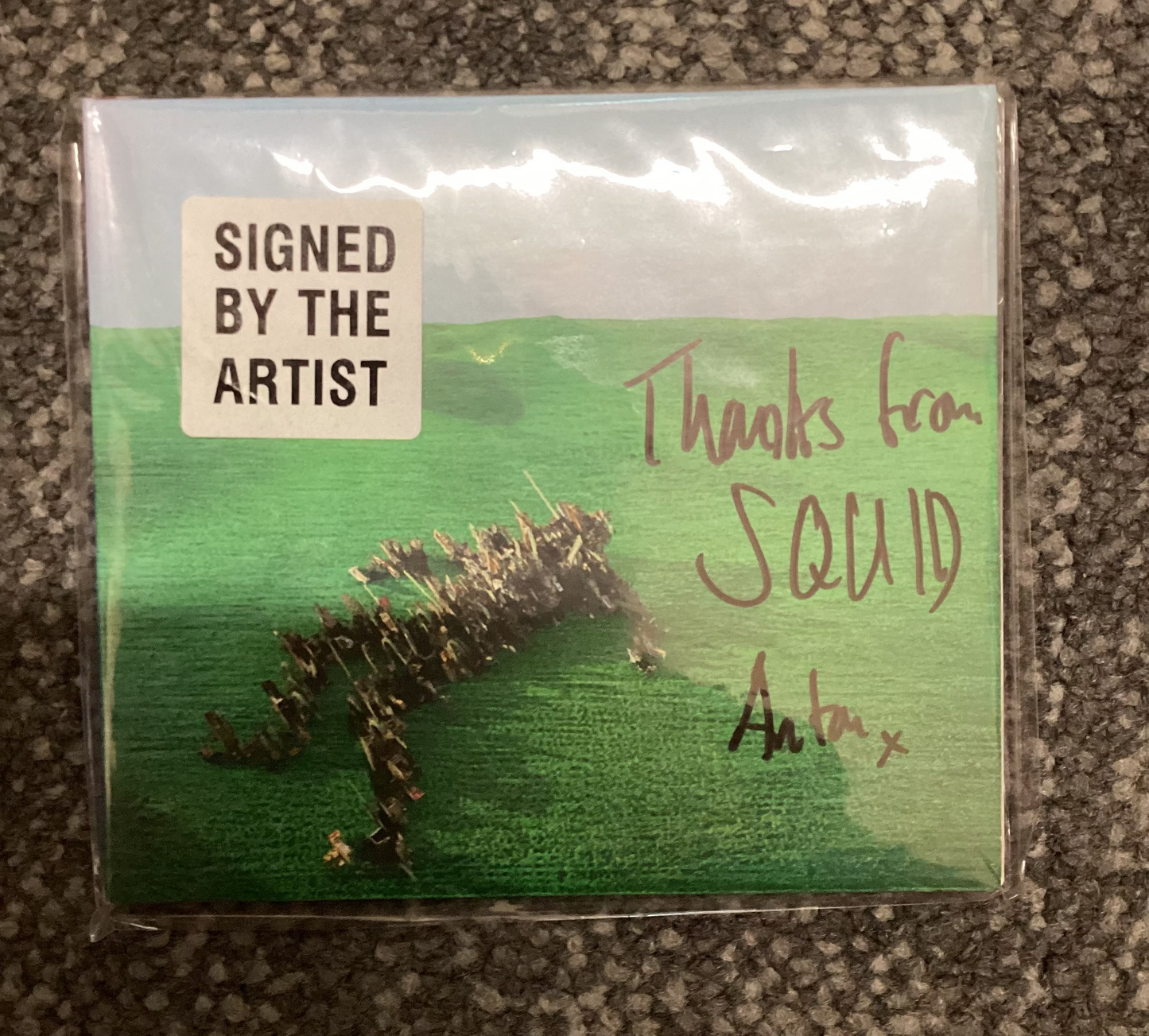 Squid - Bright Green Field - SIGNED