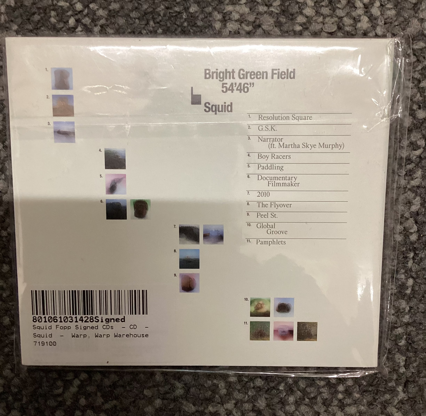 Squid - Bright Green Field - SIGNED