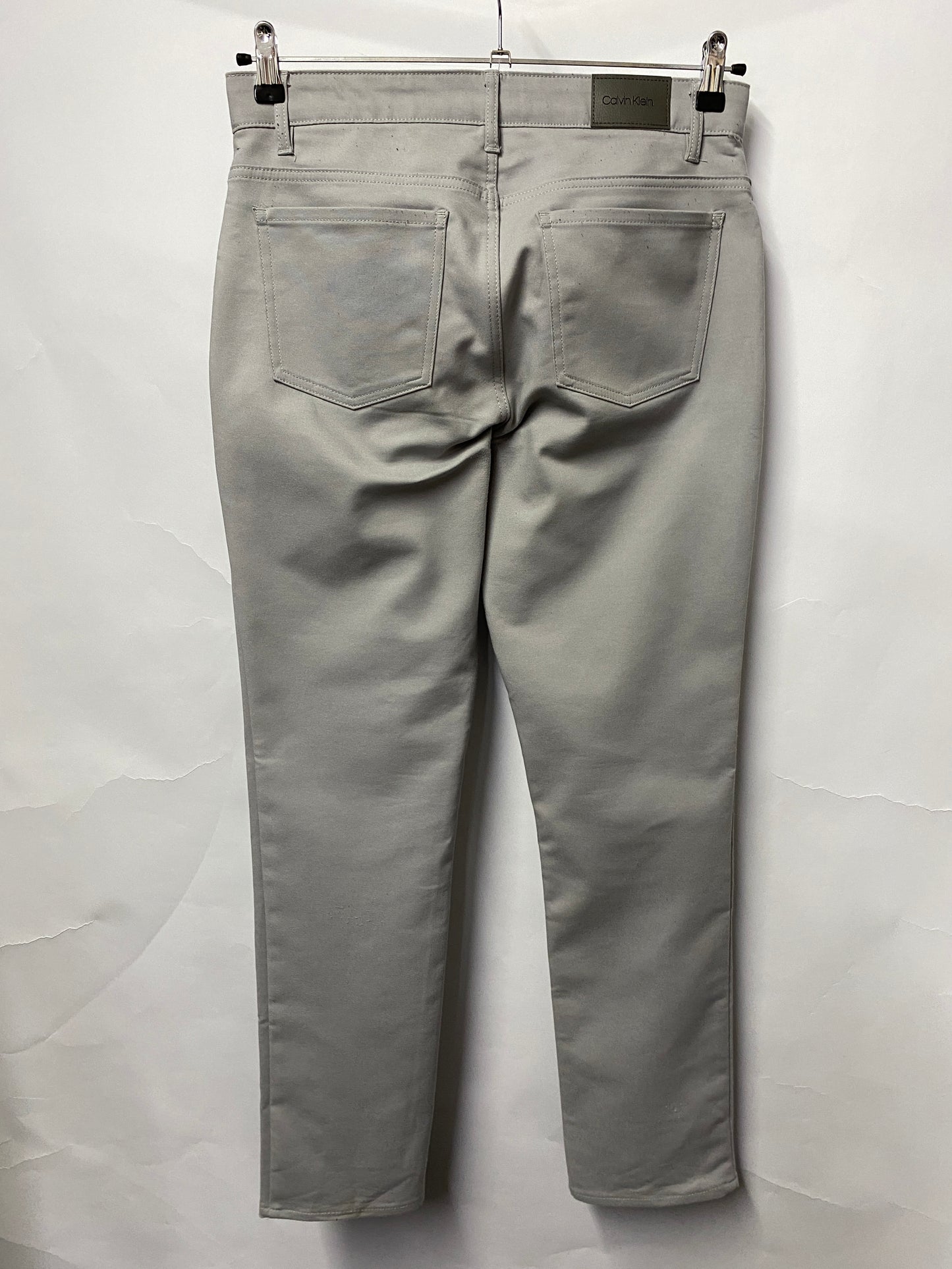 Calvin Klein Grey Tapered Men's Trousers W31