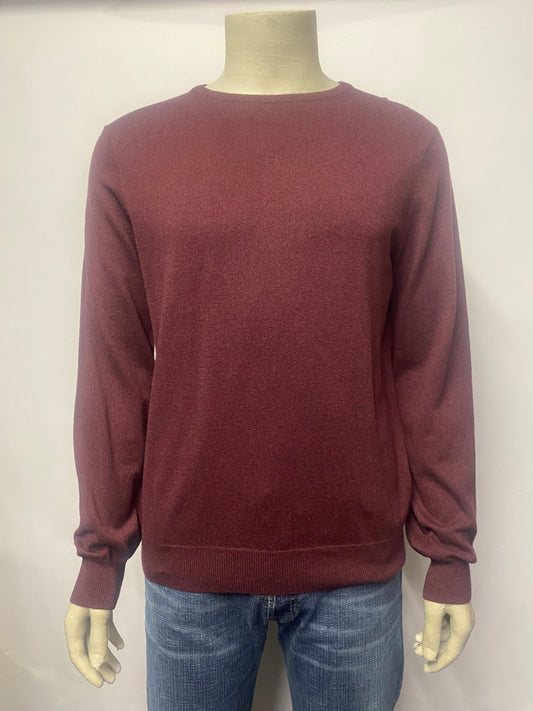 J Crew Burgundy Light Cotton and Cashmere Pull Over Medium BNWT