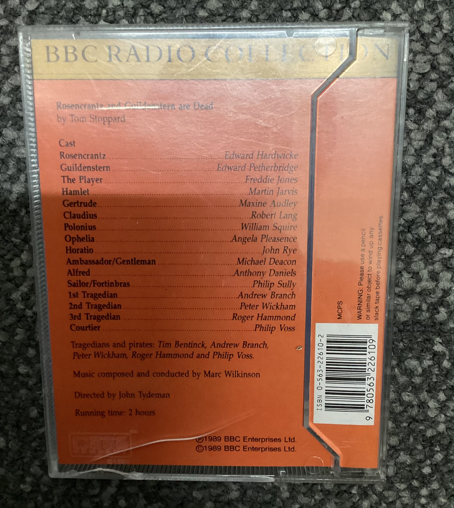 Rosencrantz and Guildenstern Are Dead by Tom Stoppard - BBC Radio Collection - Audiobook Cassette Set