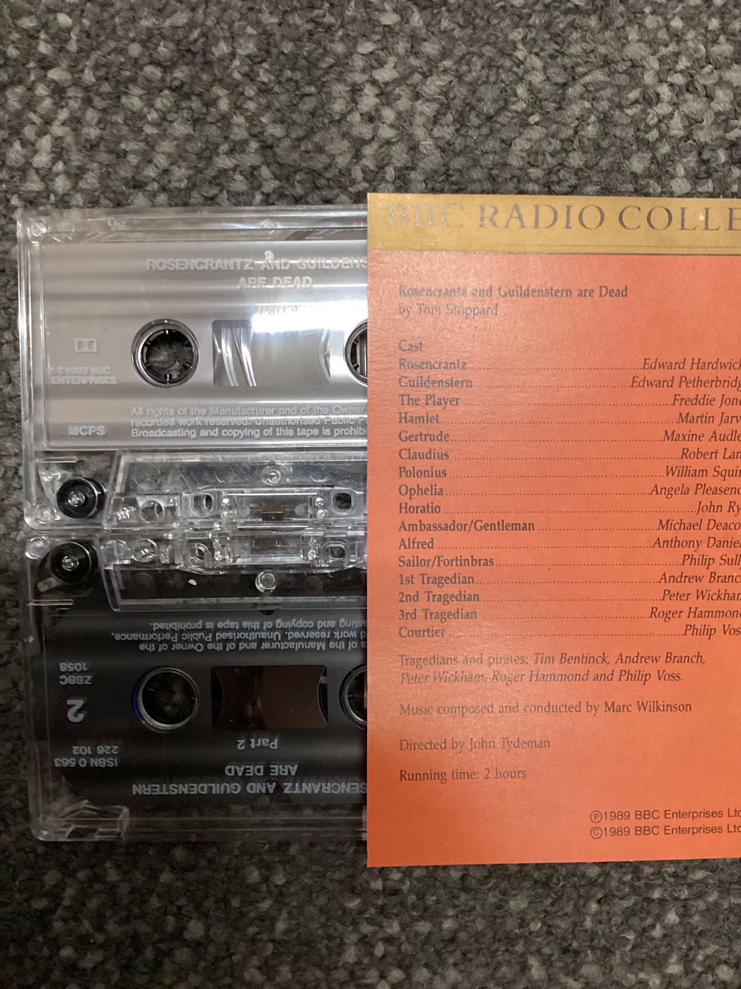 Rosencrantz and Guildenstern Are Dead by Tom Stoppard - BBC Radio Collection - Audiobook Cassette Set